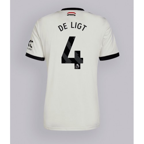 Pánský Fotbalový dres Manchester United Matthijs de Ligt #4 2024-25 Třetí Krátký Rukáv